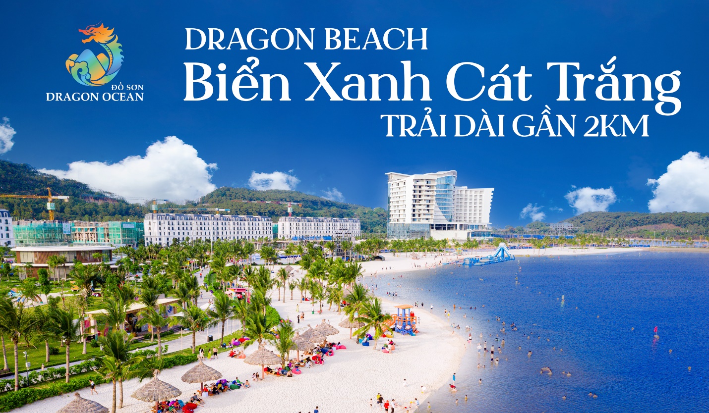 Bãi biển nhân tạo đem “biển xanh cát trắng” lần đầu tiên xuất hiện tại Đồ Sơn.