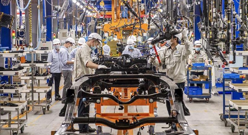 Industrial production continues to recover