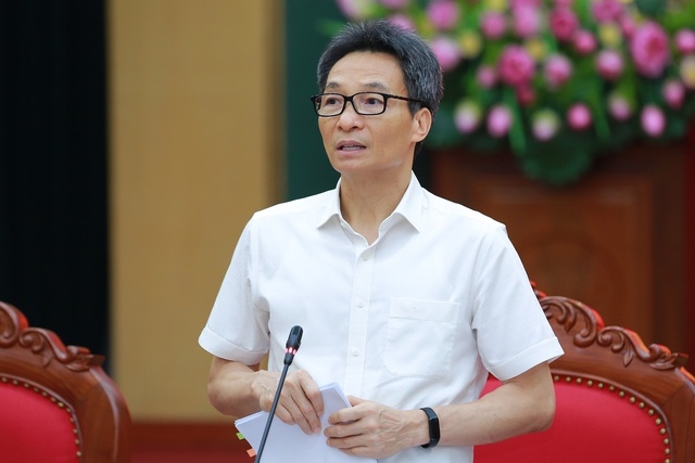 Phó Thủ tướng Vũ Đức Đam đánh giá cao cách làm các địa phương (Thái Nguyên, Hà Nội, TPHCM, Quảng Ninh…) trong lựa chọn một số nhiệm vụ cụ thể của Đề án 06 để tập trung làm sâu, triệt để - Ảhh: VGP/Đình Nam