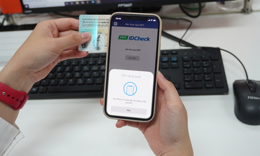 Căn cước công dân gắn Chip dễ dàng được xác thực bởi FPT.IDCheck.