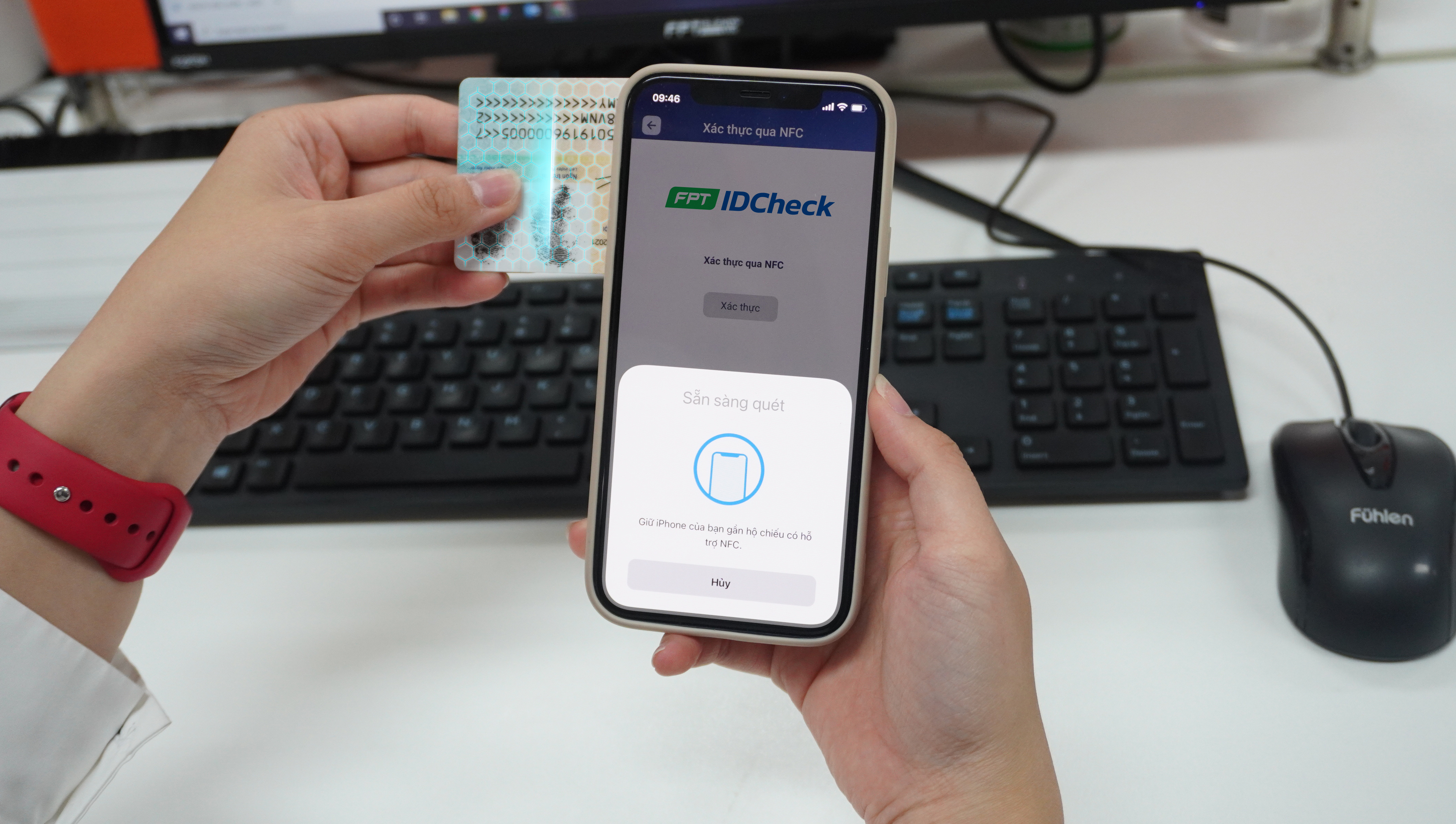 Căn cước công dân gắn Chip dễ dàng được xác thực bởi FPT.IDCheck.