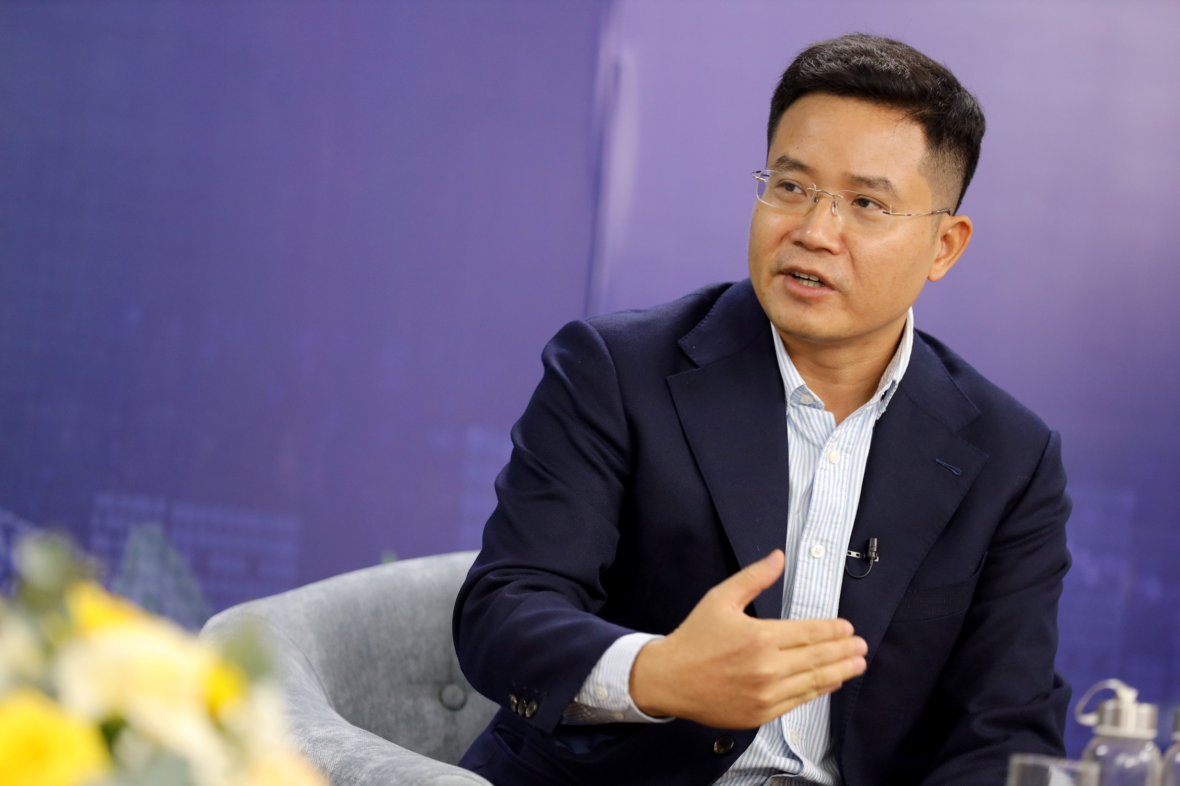 Tổng giám đốc Fiin Ratings Nguyễn Quang Thuân/Ảnh: Chu Xuân Khoa.