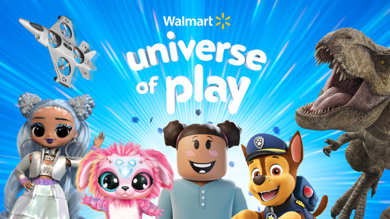 Giao diện của Walmart’s Universe of Play