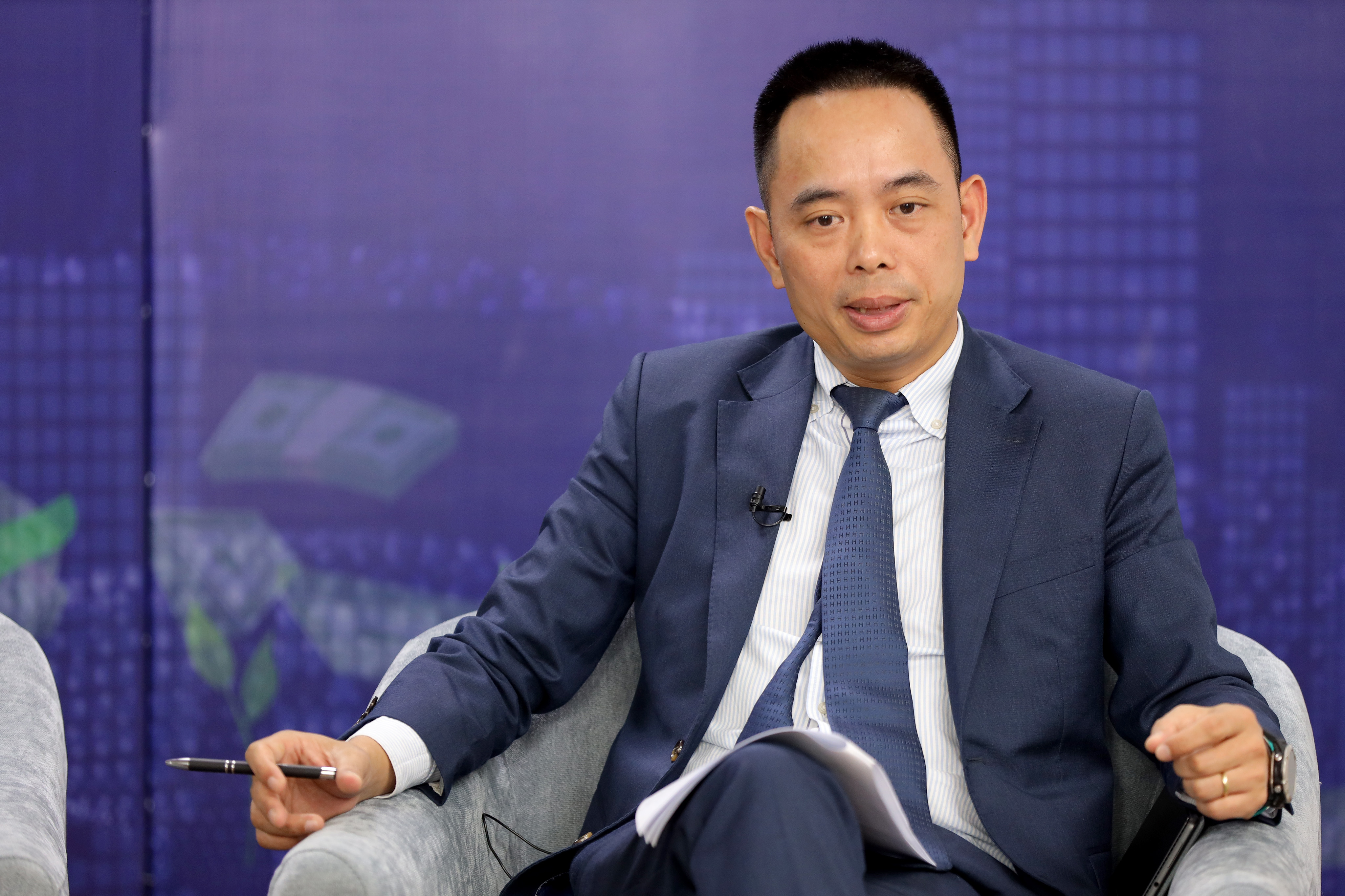 &Ocirc;ng Đỗ Ngọc Quỳnh, Tổng Thư k&yacute; Hiệp hội Thị trường Tr&aacute;i phiếu Việt Nam. Ảnh: Chu Xu&acirc;n Khoa.