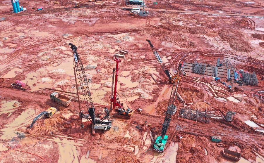 “Đại công trường xây dựng Cảng Hàng không quốc tế Long Thành giai đoạn 1.