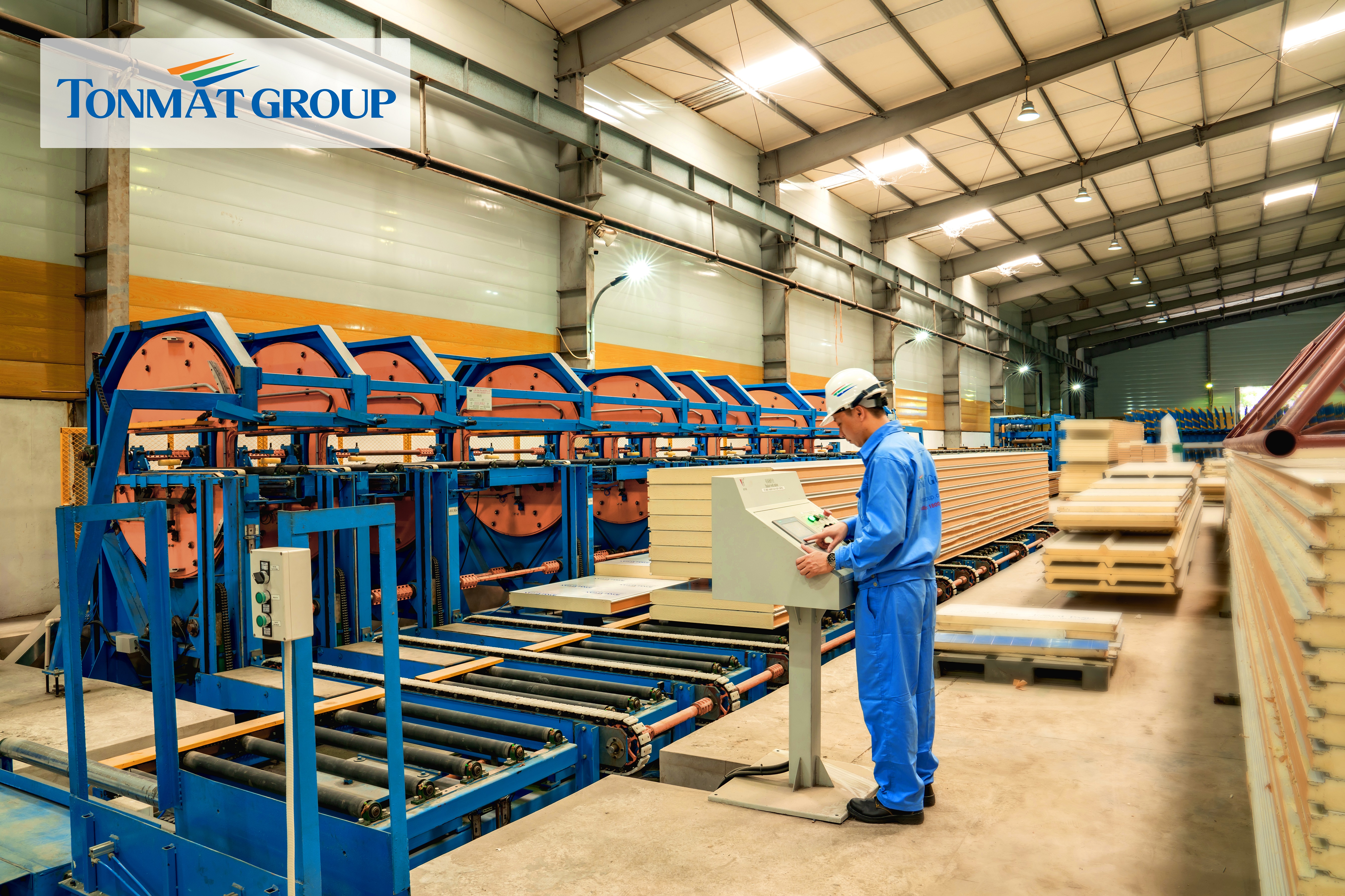 Nhà máy sản xuất panel cách nhiệt, bảo ôn Tonmatpan.