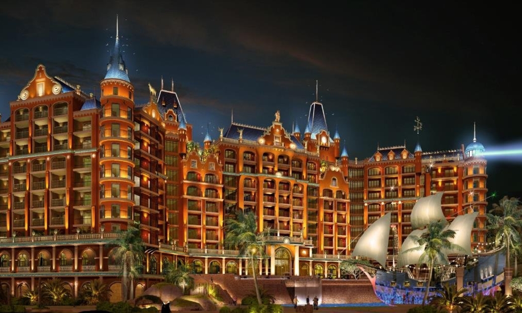 Phong cách “cướp biển vùng Carribbean” được tái hiện tại Movenpick Resort Phan Thiet.