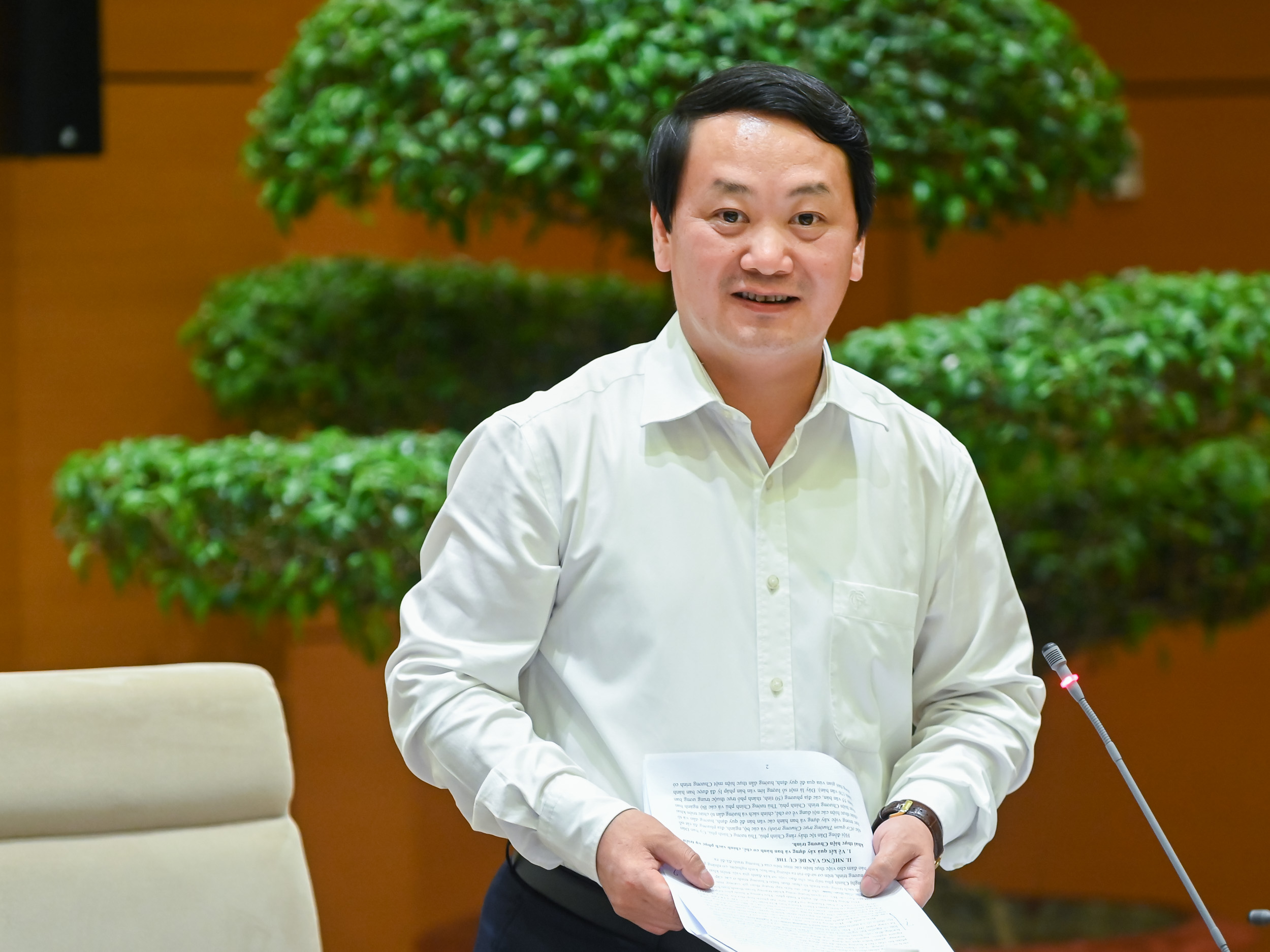 Bộ trưởng, Chủ nhiệm Ủy ban D&acirc;n tộc Hầu A Lềnh&nbsp;cho biết,&nbsp;Ủy ban D&acirc;n tộc sẽ đ&aacute;nh gi&aacute; t&aacute;c động việc th&agrave;nh lập Văn ph&ograve;ng Điều phối c&oacute; ph&ugrave; hợp hay kh&ocirc;ng.