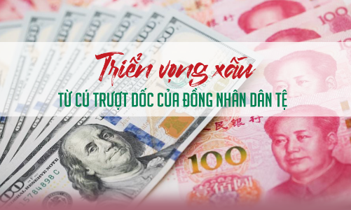 Thấy gì từ cú trượt dốc của đồng Nhân dân tệ?