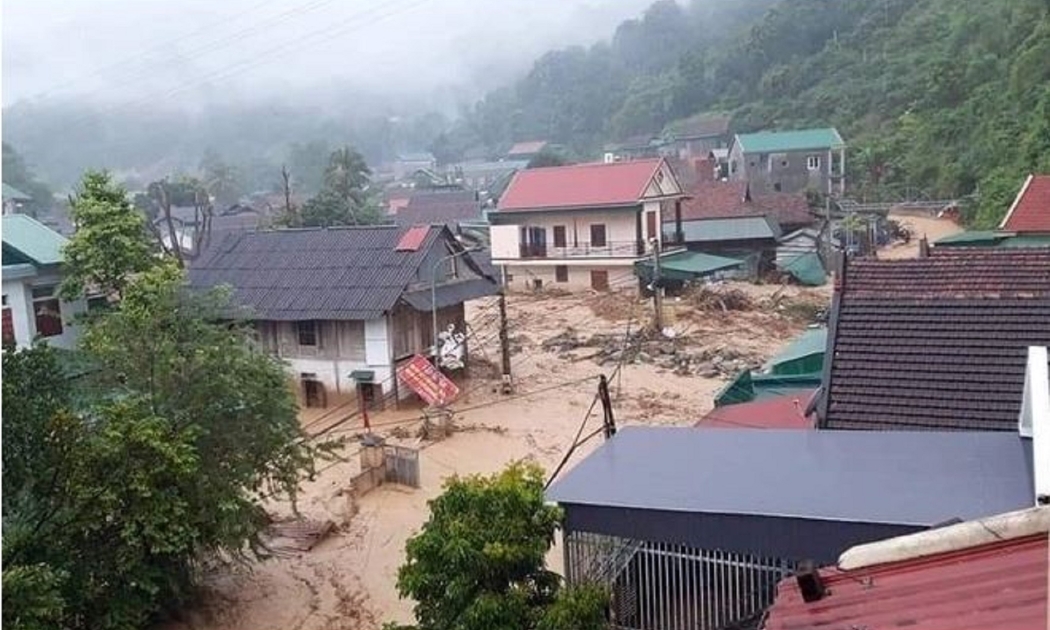 Lũ quét ở Kỳ Sơn, Nghệ An.
