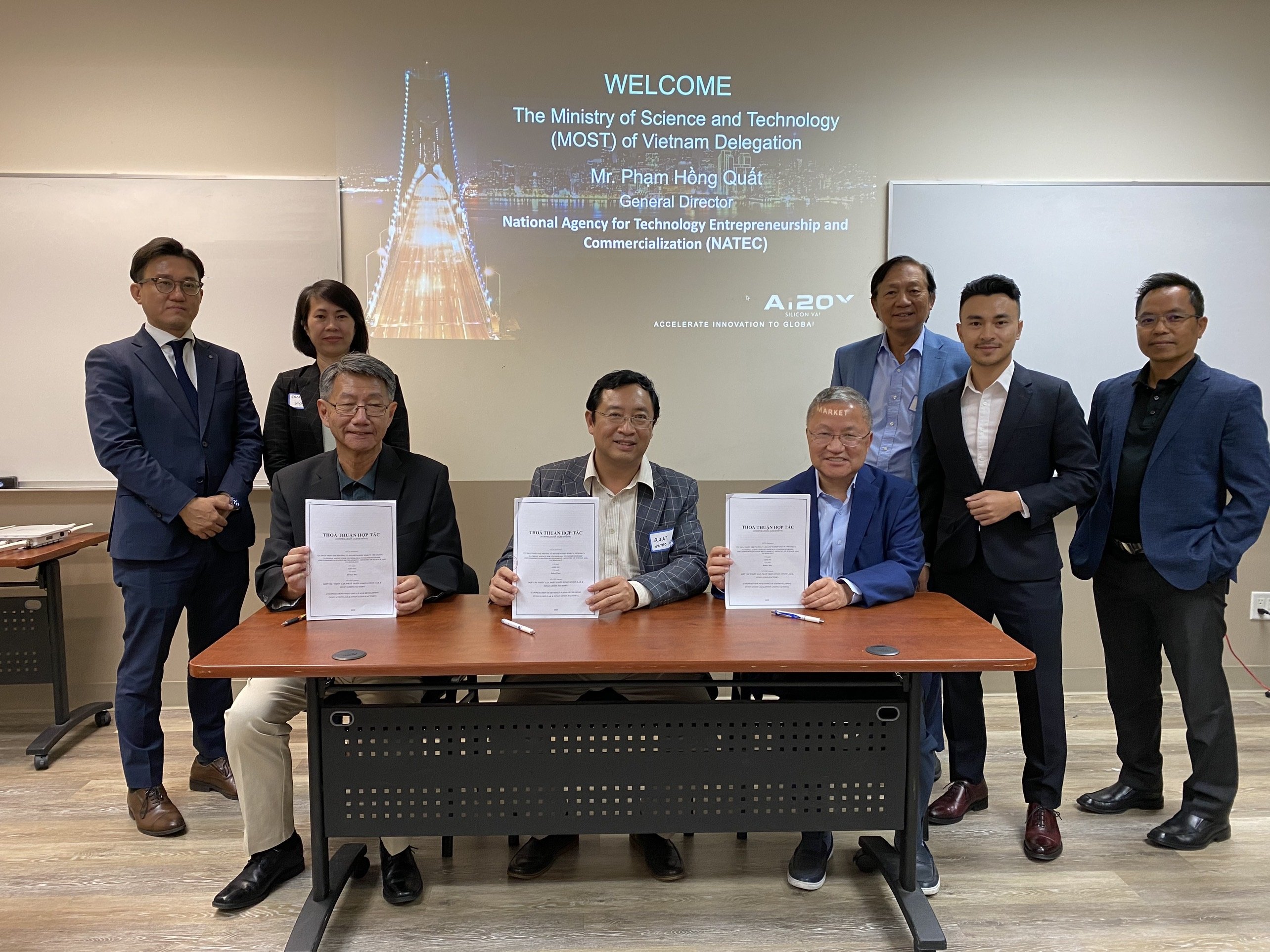 Lãnh đạo Cục Phát triển thị trường doanh nghiệp, Bộ Khoa học và Công nghệ, thăm và làm việc với các đối tác tại San Francisco, Silicon Valley-San Jose, và Austin, Texas.