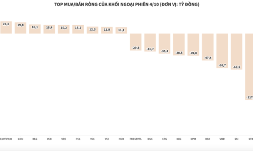 Khối ngoại bán ròng hơn 501 tỷ đồng, tâm điểm HPG và STB