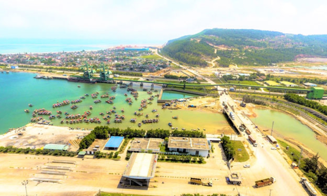 Một góc Khu kinh tế Nghi Sơn