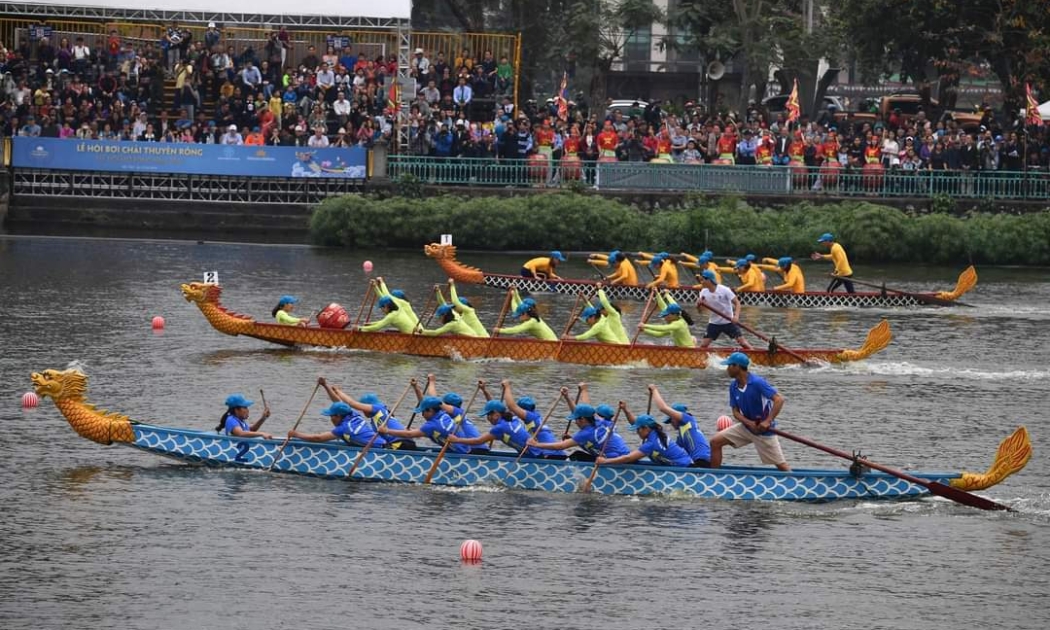 Lễ hội bơi chải thuyền rồng sẽ được tái tổ chức tại Hà Nội