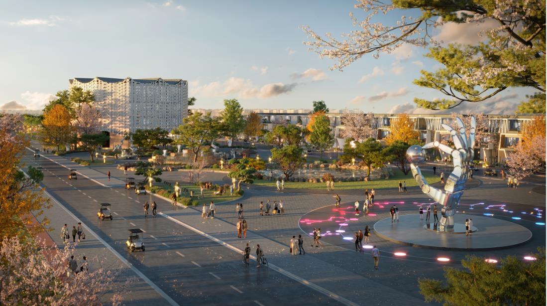 Hệ thống cảnh quan, tiện &iacute;ch đa tầng tại Para Sol (KN Paradise).