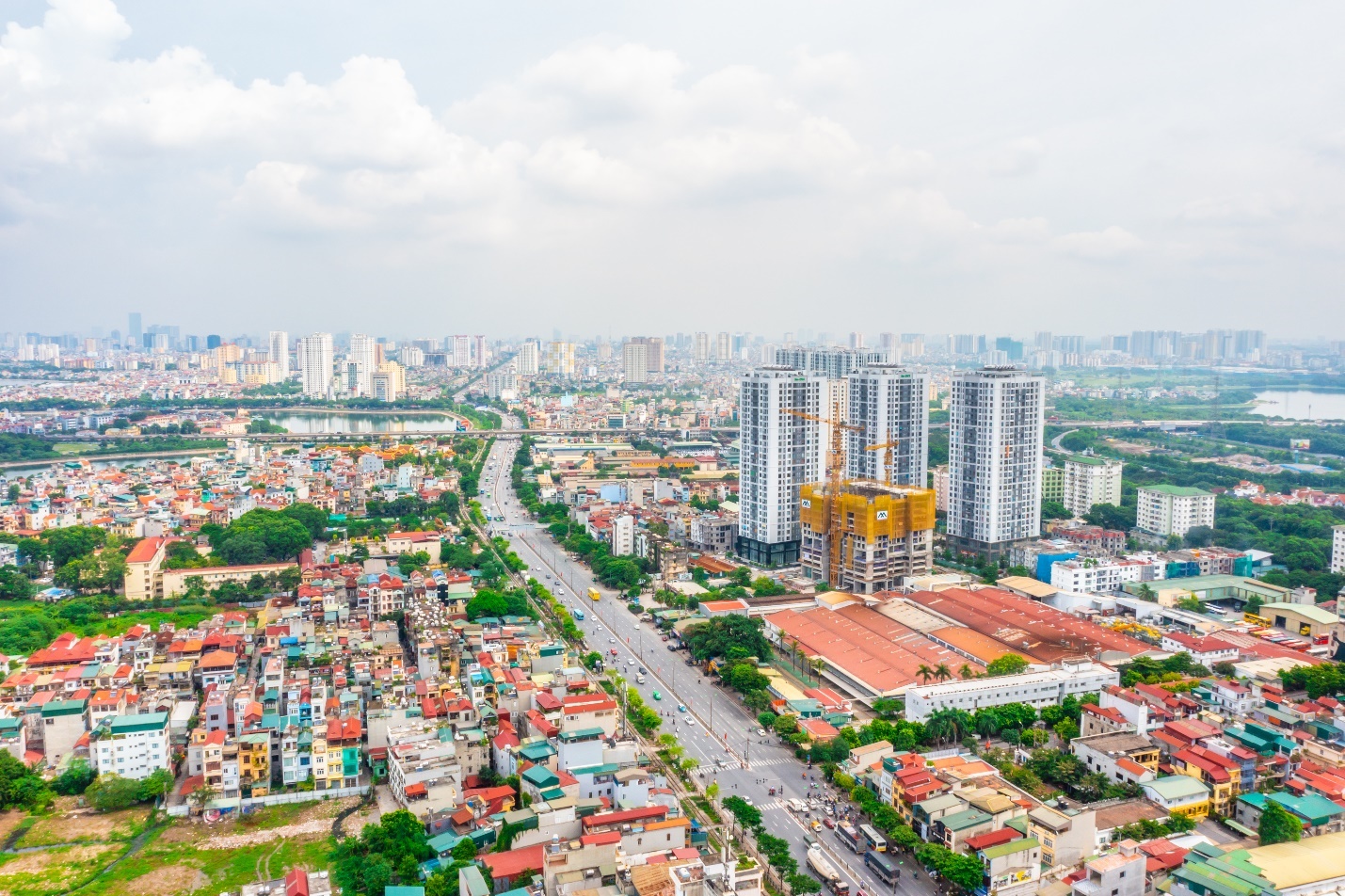 Dự án Rose Town sở hữu vị trí đắc địa tại cửa ngõ phía Nam của Hà Nội.