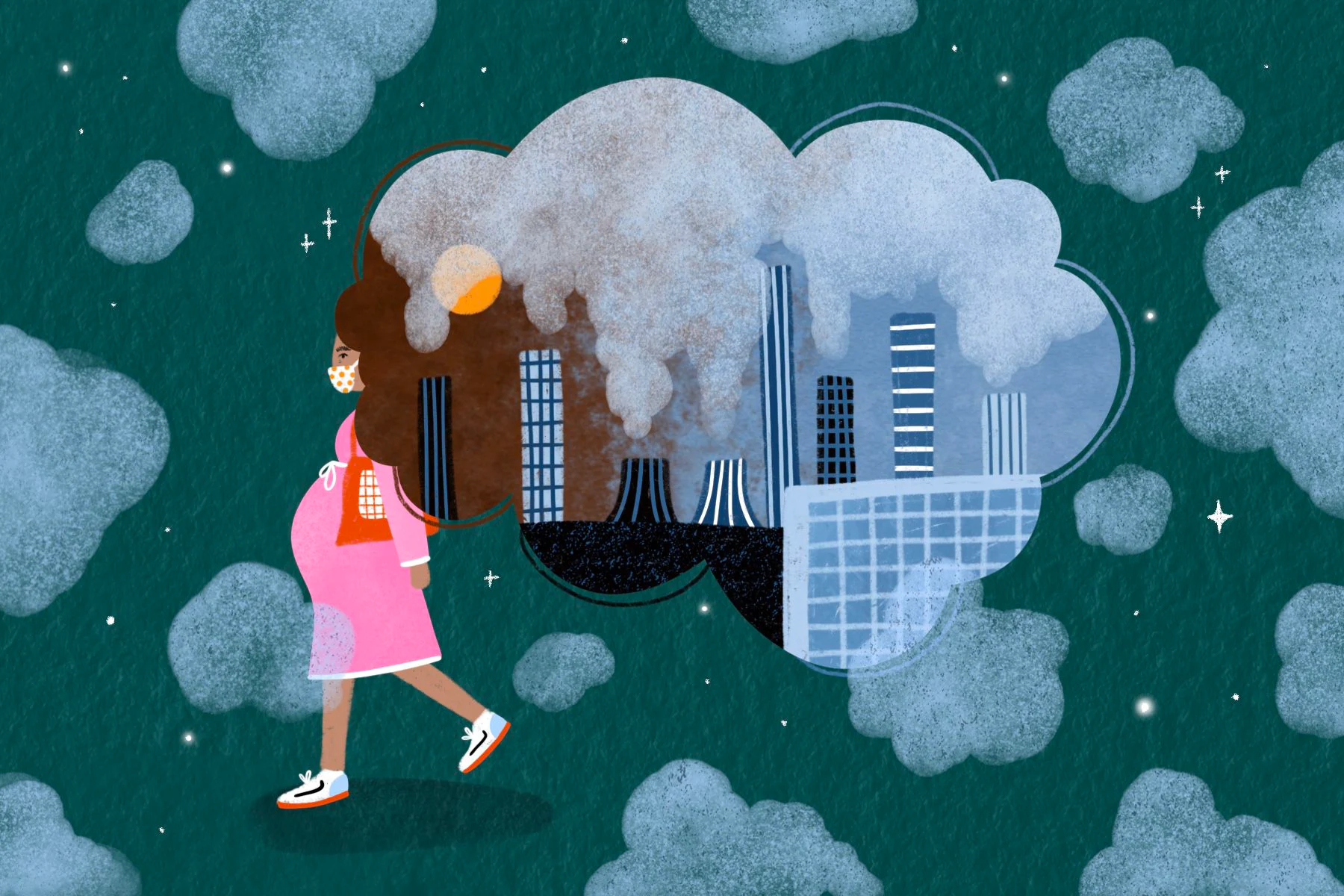 Những mảnh ph&acirc;n tử carbon độc hại c&oacute; thể xuy&ecirc;n qua nhau thai v&agrave; xuất hiện trong tế b&agrave;o thai nhi.