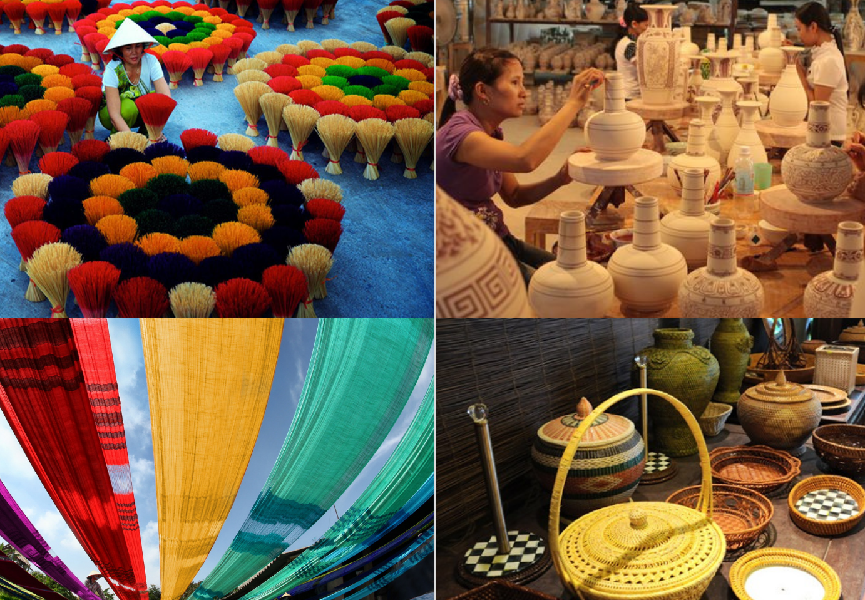 Việc phát triển làng nghề truyền thống ở nước ta còn bộc lộ nhiều vấn đề bất cập.