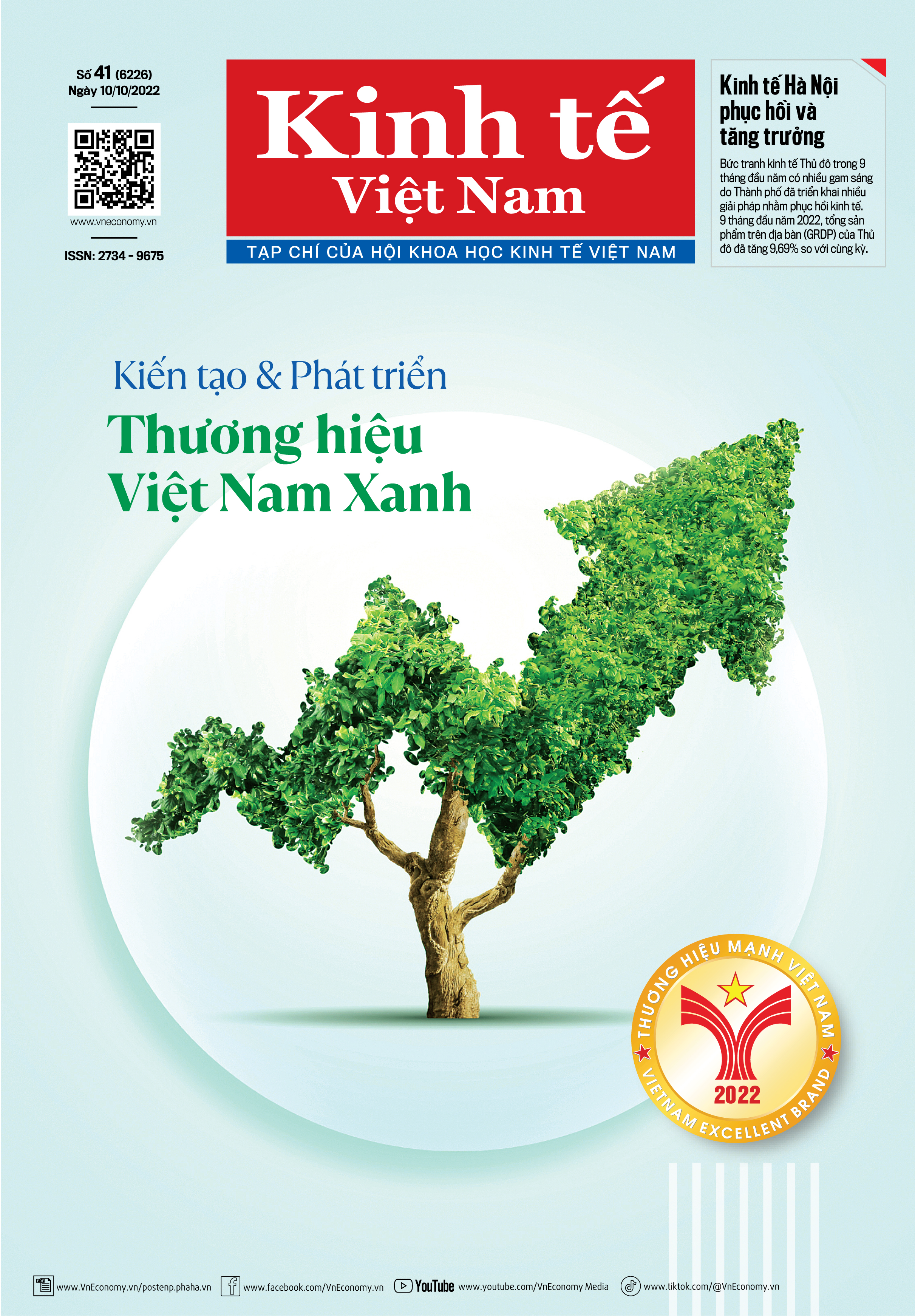 Tạp ch&iacute; Kinh tế Việt Nam số 41-2022