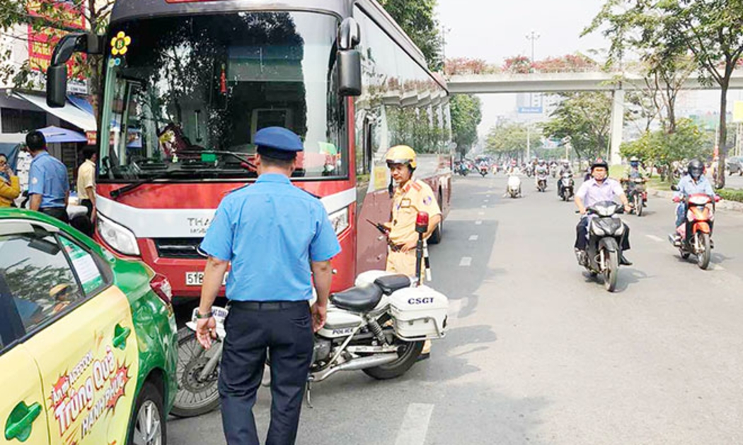 Tình hình trật tự an toàn giao thông tại bến xe Mỹ Đình, Giáp Bát, Nước Ngầm có nhiều diễn biến phức tạp.