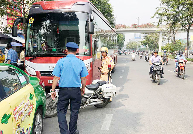 Tình hình trật tự an toàn giao thông tại bến xe Mỹ Đình, Giáp Bát, Nước Ngầm có nhiều diễn biến phức tạp.