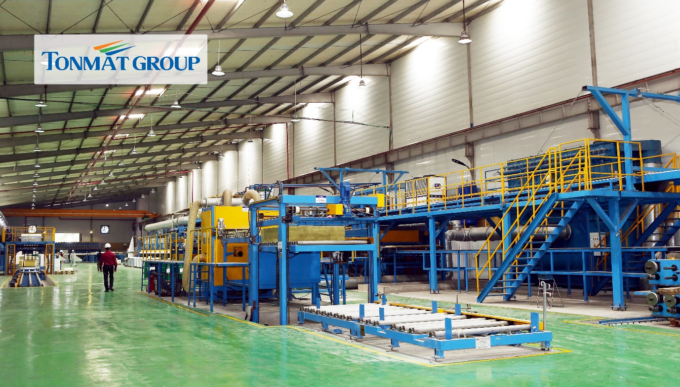 Dây chuyền sản xuất panel hiện đại Tonmatpan.