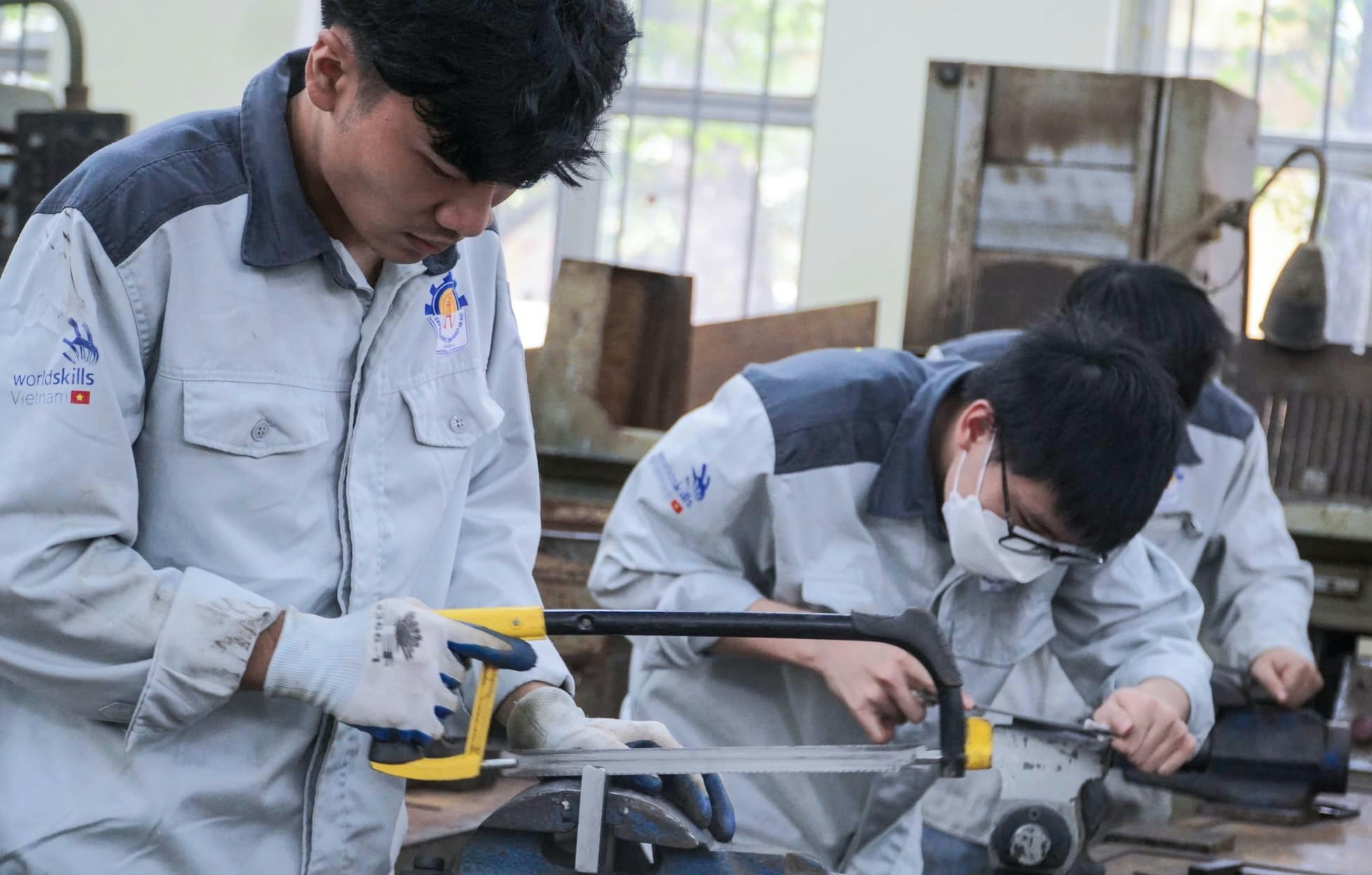 Sinh viên được thực hành kỹ năng nghề. 