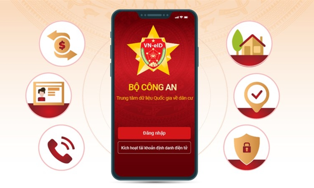  Ứng dụng định danh điện tử VNeID.
