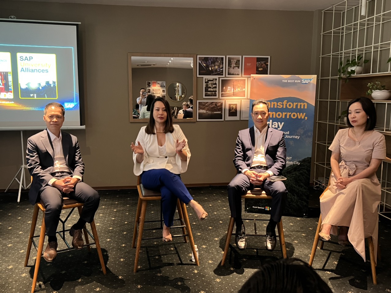 Đại diện SAP khu vực Đông Nam Á và Việt Nam chia sẻ tại sự kiện Transform Tomorrow Today.