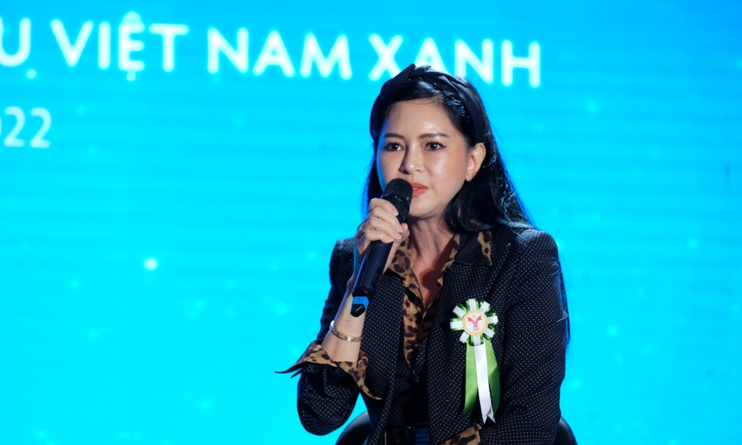 Bà Lê Hồng Thủy Tiên, Tổng Giám đốc Tập đoàn Liên Thái Bình Dương (IPPG)  Ảnh - Chu Xuân Khoa. 