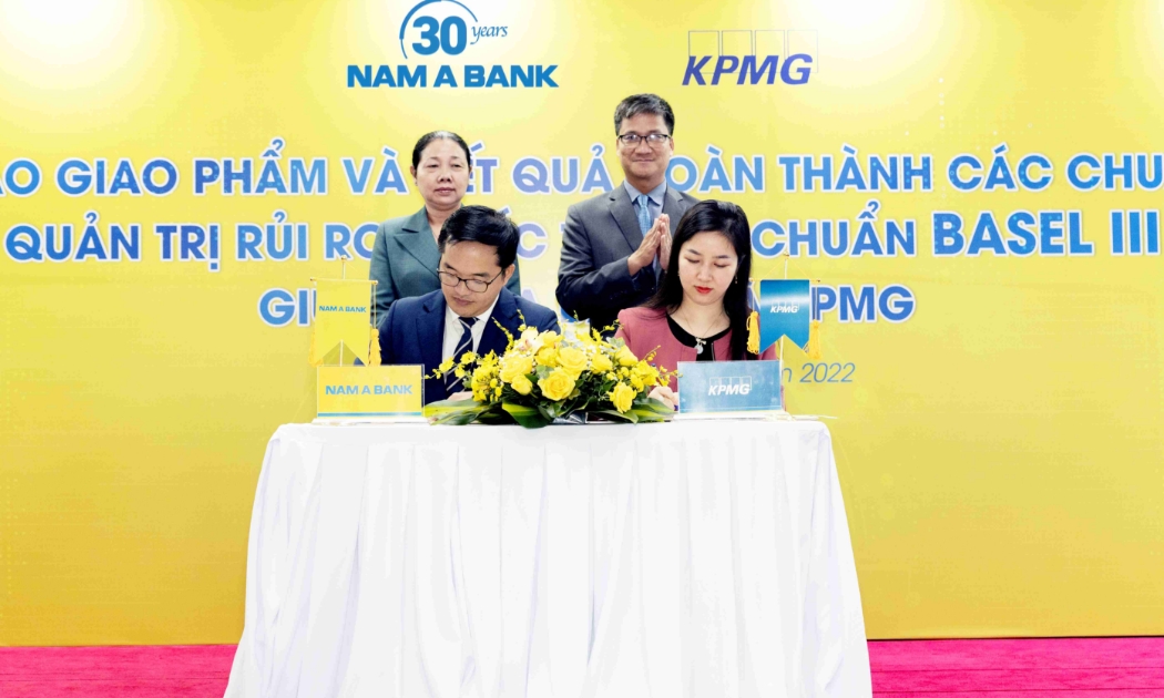 Nam A Bank công bố hoàn thành các chuẩn mực quản trị rủi ro Basel III.