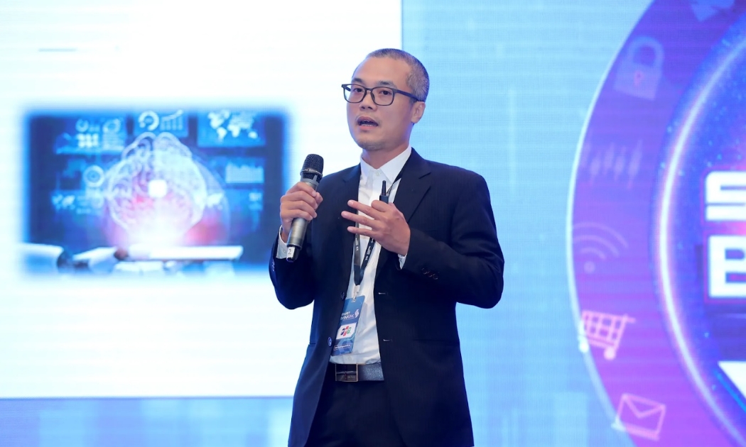 Ông Vũ Minh Tuấn nhấn mạnh ứng dụng công nghệ là chìa khóa giải quyết bài toán tội phạm tài chính.