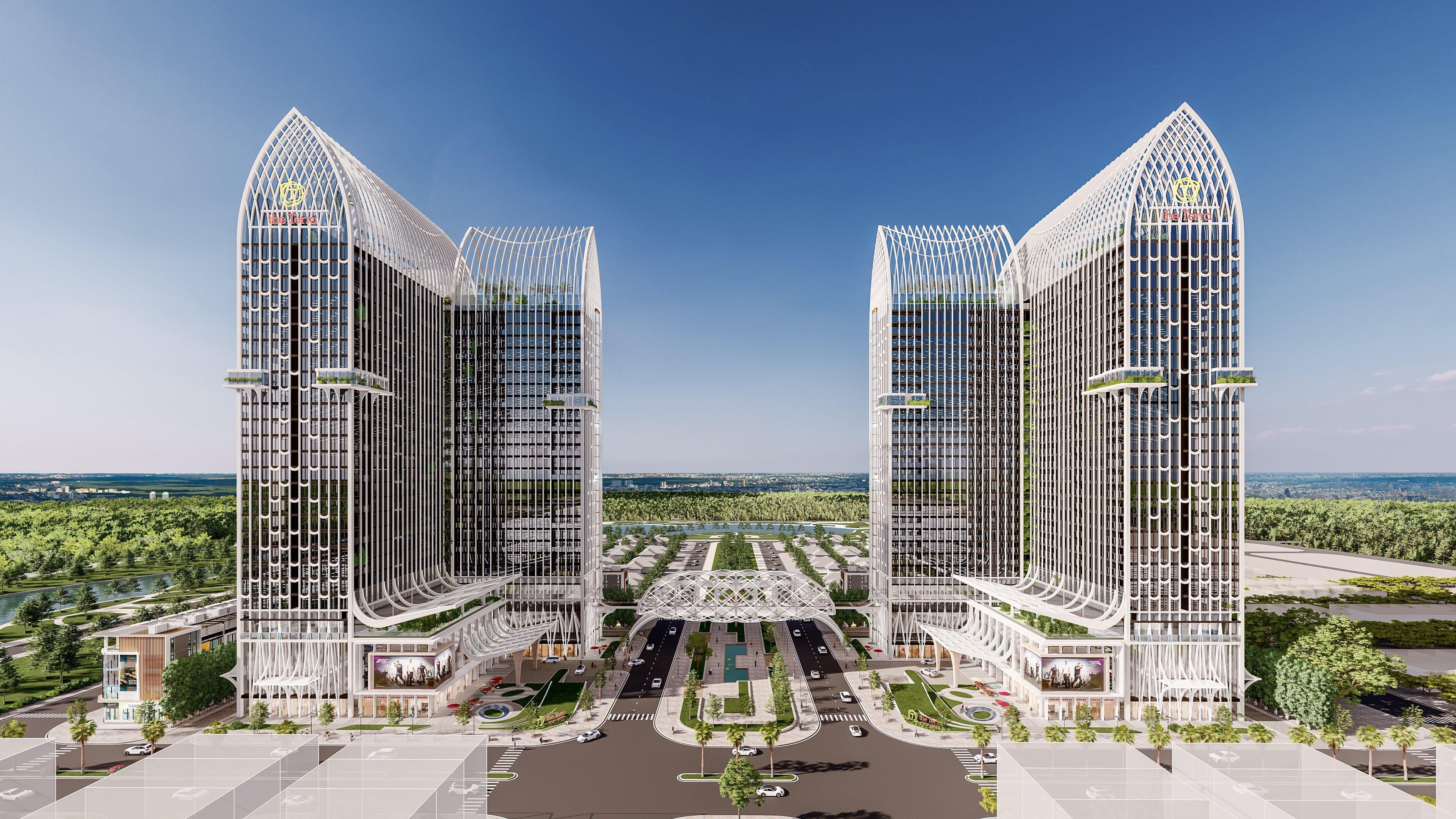 Phối cảnh dự kiến của dự án The Terra - Bắc Giang.