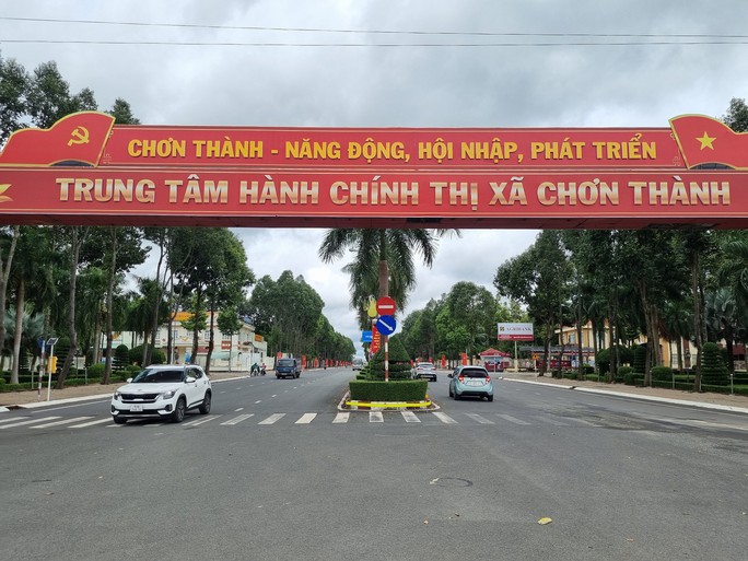 Thị xã Chơn Thành chính thức được thành lập tháng 10/2022.