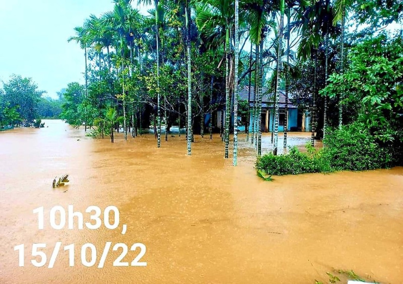 Hiện trạng&nbsp; thị trấn Di&ecirc;n Danh, huyện Hải Lăng, tỉnh Quảng Trị.