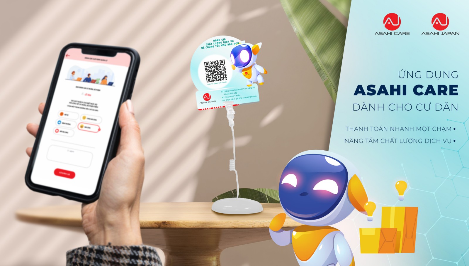 Asahi Care 2 ra mắt với nhiều t&iacute;nh năng vượt trội.