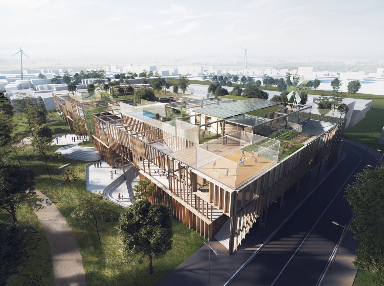 Hệ thống trường phổ th&ocirc;ng li&ecirc;n cấp theo ti&ecirc;u chuẩn quốc tế tại Eco Central Park.