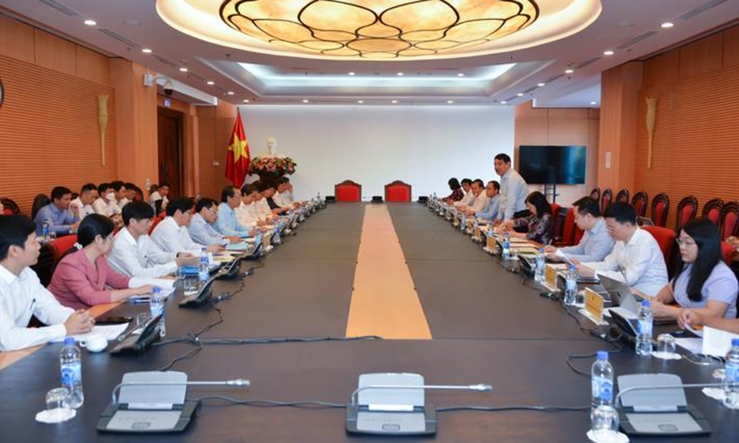 Quang cảnh cuộc làm việc. Ảnh: Bộ Giáo dục và Đào tạo