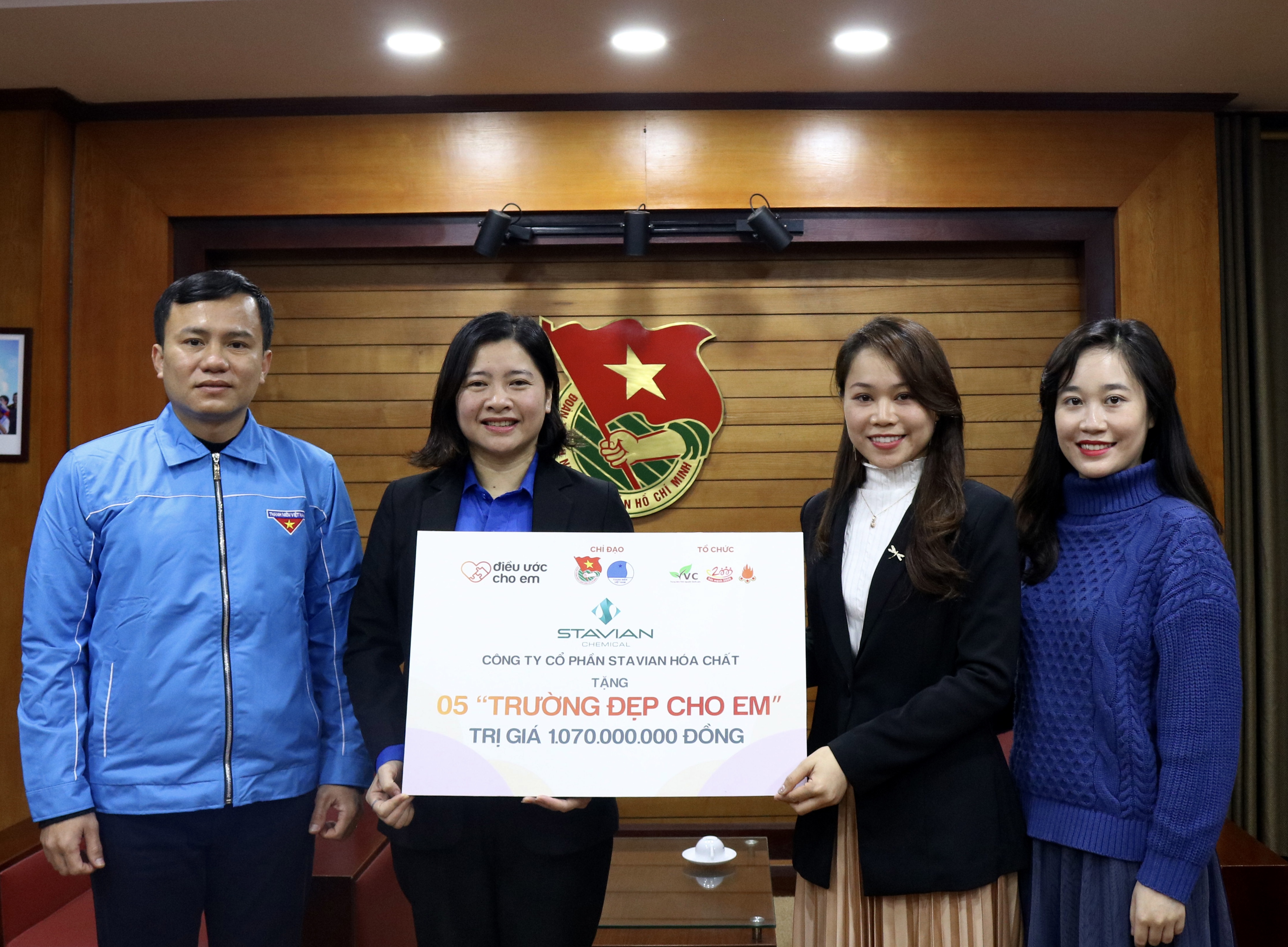 Hưởng ứng chiến dịch “Điều ước cho em” của Chính phủ, Stavian tài trợ hơn 1 tỷ đồng xây dựng 5 điểm trường cho các em nhỏ vùng cao.