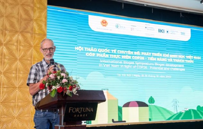 &Ocirc;ng Felix Ter Heegde ph&aacute;t biểu.