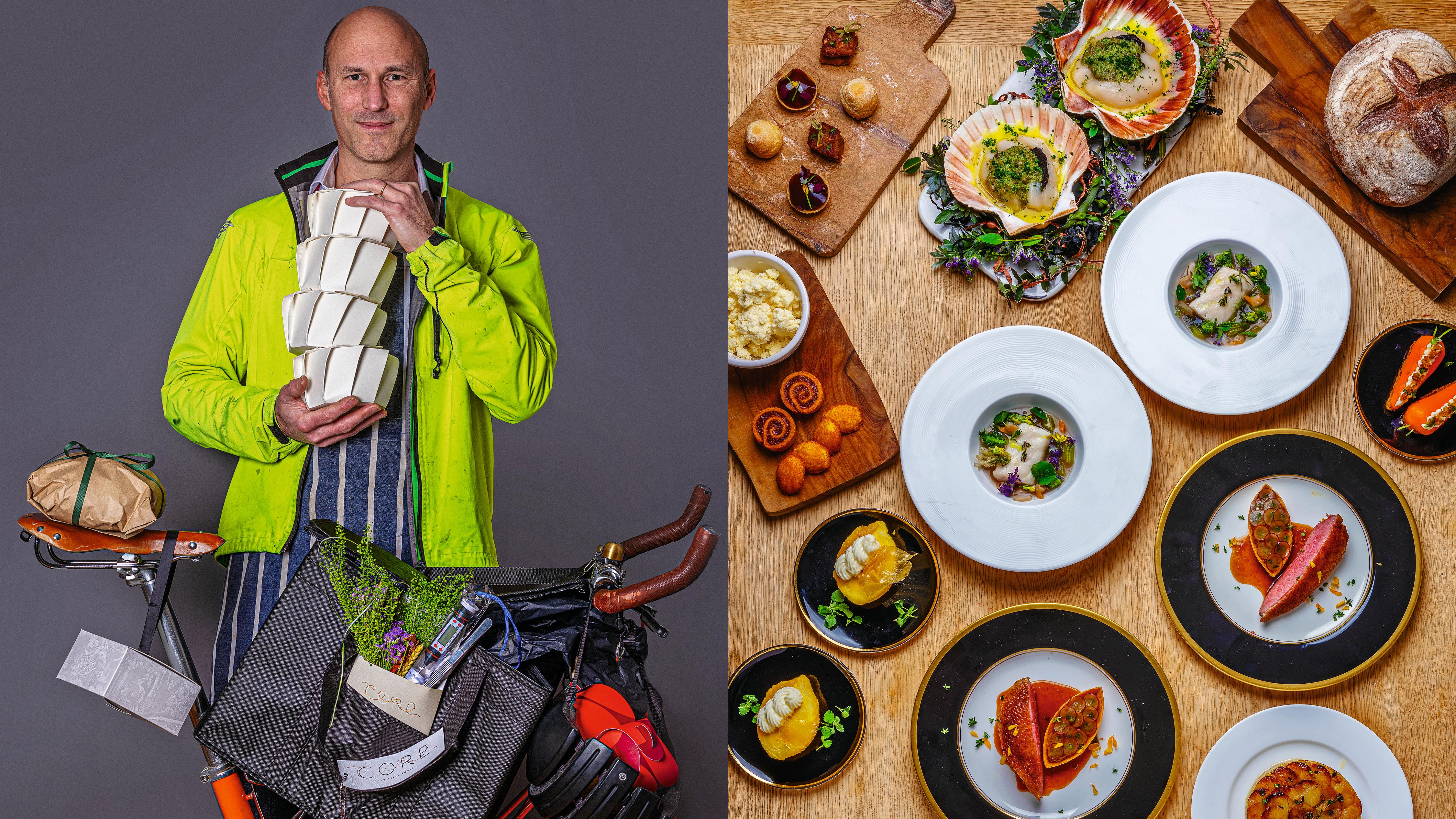 Clare Smyth rất đắt h&agrave;ng với&nbsp;dịch vụ Core at Home trong thời kỳ đại dịch.