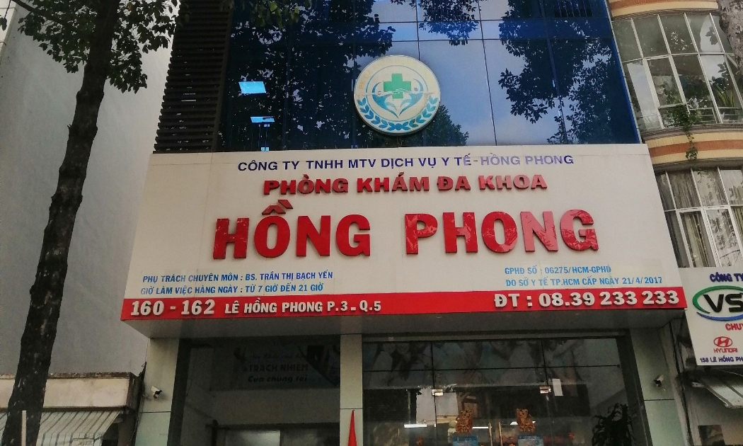 160 - 162 Lê Hồng Phong, phường 3, quận 5, Tp.HCM.