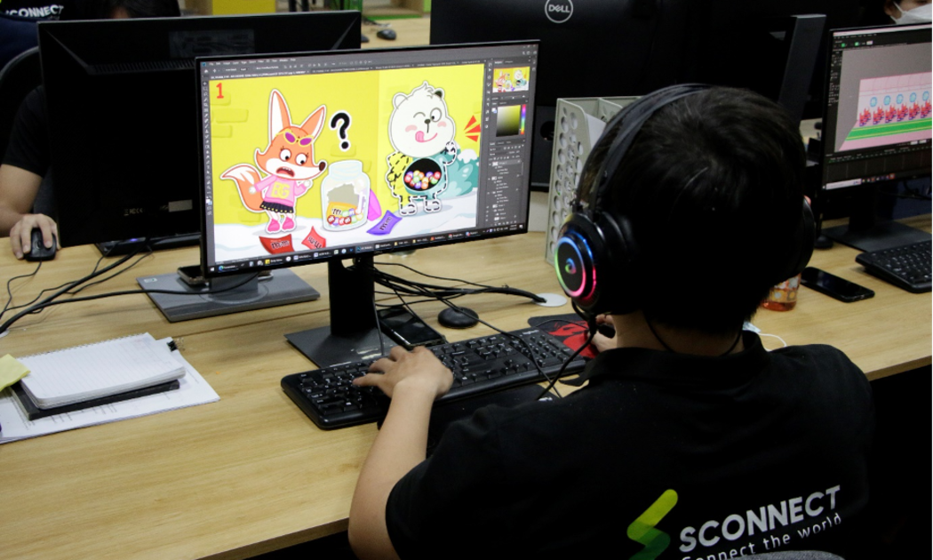Bộ phim nổi tiếng Wolfoo được sản xuất tại Studio của Sconnect Việt Nam.
