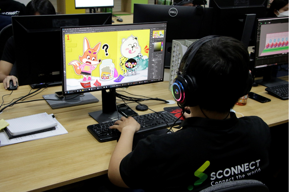 Bộ phim nổi tiếng Wolfoo được sản xuất tại Studio của Sconnect Việt Nam.