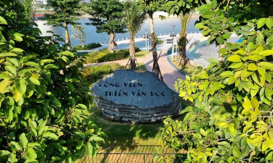 Công Viên Thiên Văn học đã hoàn thiện nhưng chưa đưa vào sử dụng.