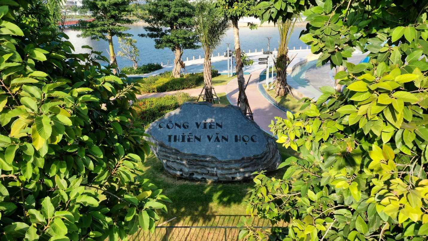 Công Viên Thiên Văn học đã hoàn thiện nhưng chưa đưa vào sử dụng.