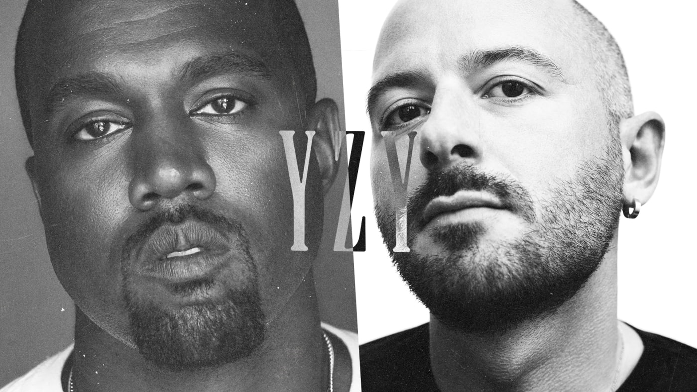 Kanye West và giám đốc sáng tạo Demna Gvasalia từng có quan hệ rất tốt. Ảnh: Complex