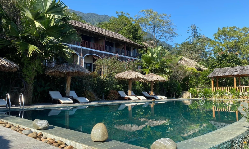 Khu nghỉ dưỡng Pù Luông Eco Garden tại xã Thành Sơn, huyện Bá Thước