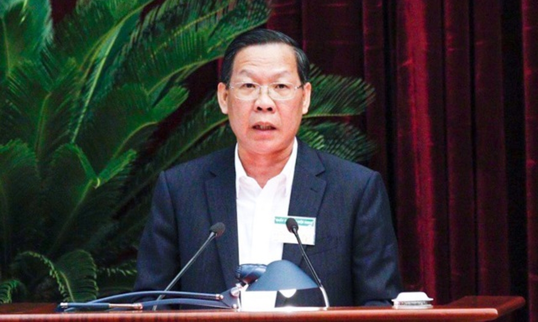 Chủ tịch UBND TPHCM Phan Văn Mãi phát biểu tại Hội nghị (Ảnh: VGP/Nhật Bắc)