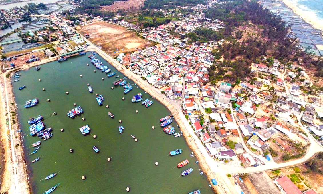 Khu vực Cảng Mỹ Á, tỉnh Quảng Ngãi.